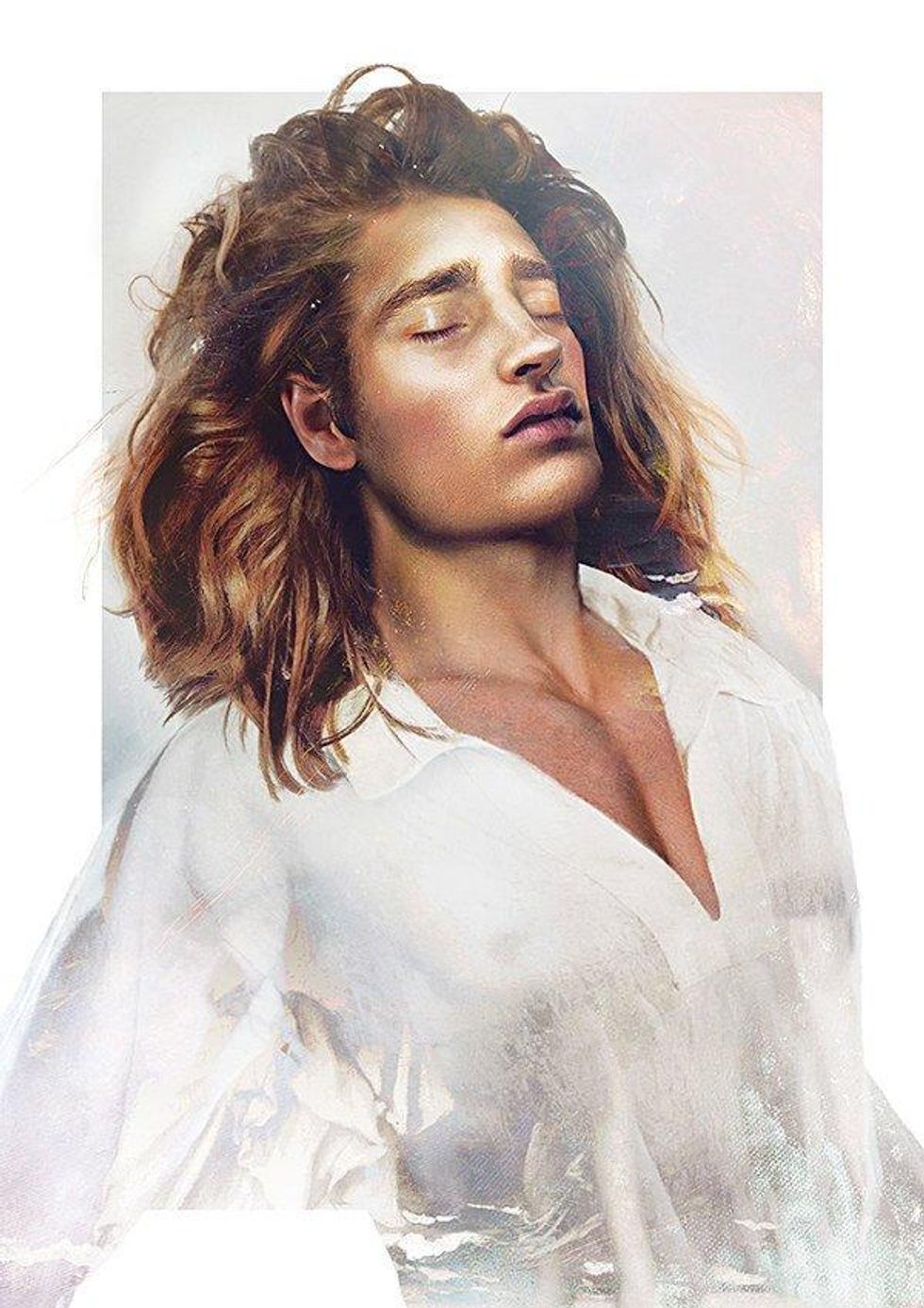 An illustration of Disney Princes in real life.