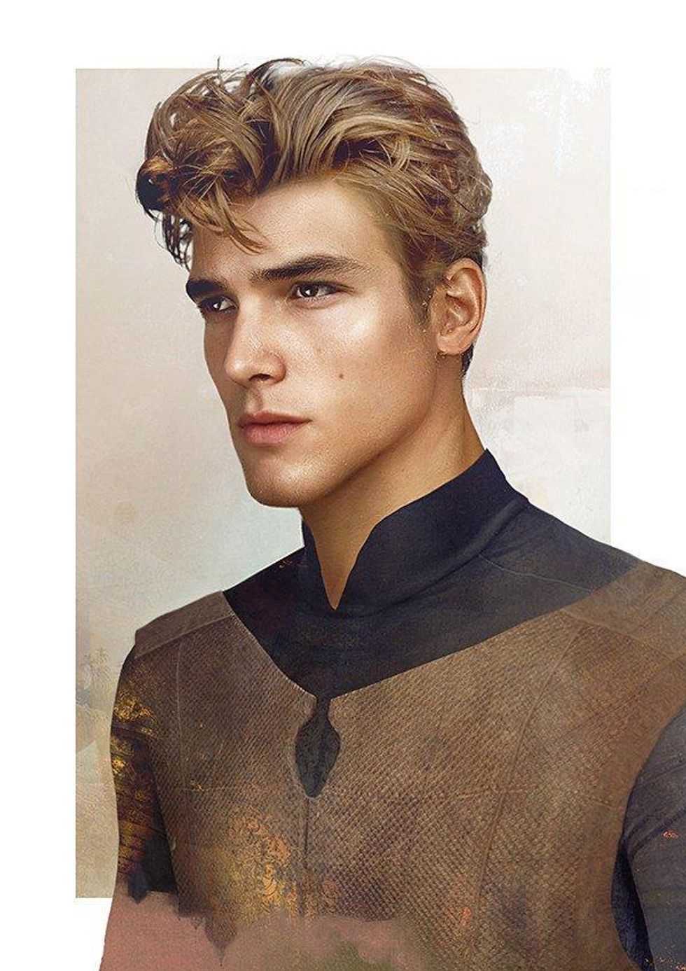 An illustration of Disney Princes in real life.