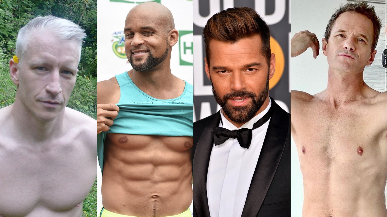 Anderson Cooper; Shaun T.; Ricky Martin; Neil Patrick Harris