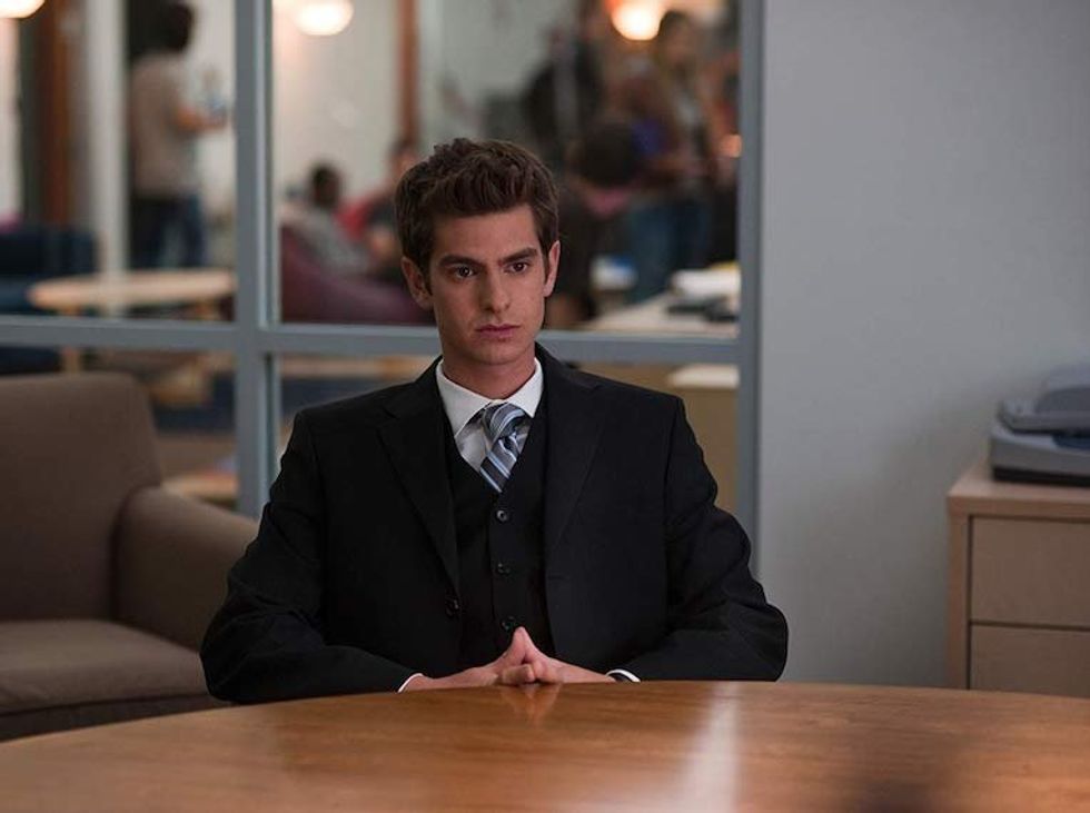 andrew garfield in the social network