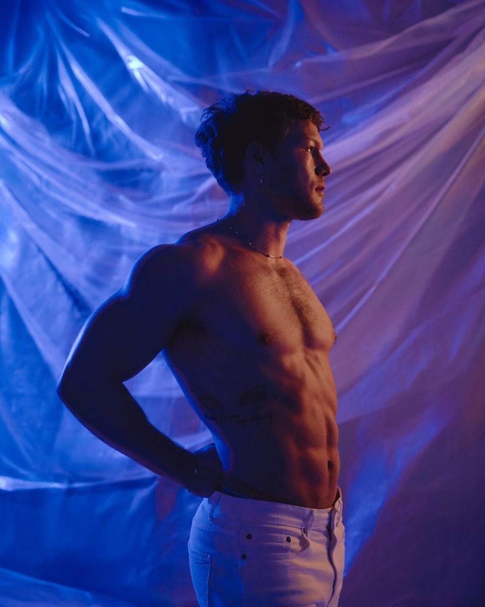 Angus O\u2019Brien in a photoshoot for Netflix\u2019s \u200bBoots\u200b