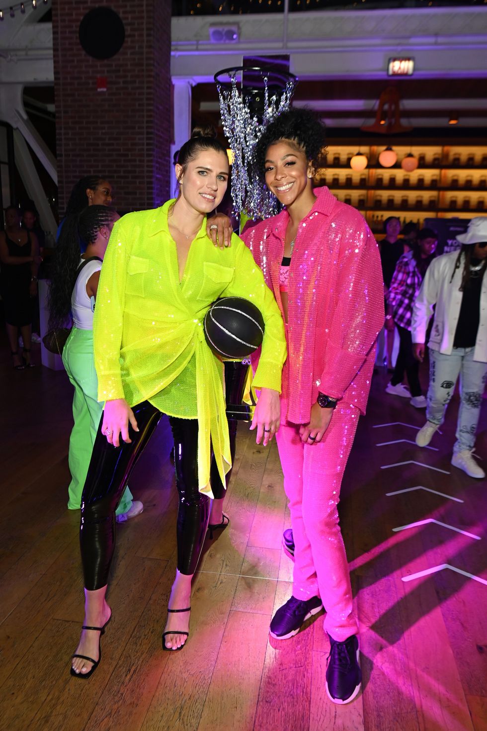 Anna Petrakova and Candace Parker