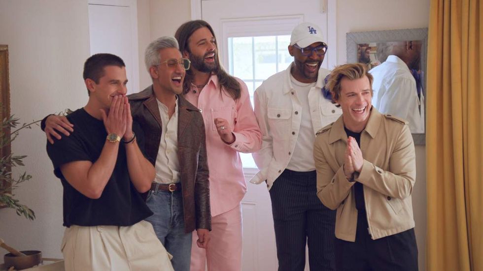 Antoni Porowski, Tan France, Jonathan Van Ness, Karamo Brown, Jeremiah Brent in 'Queer Eye'