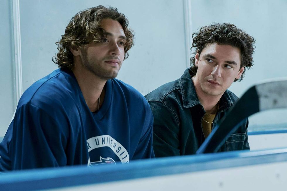 Antonio Cipriano as John Logan and \u200b\u200bBelmont Cameli as Garrett Graham in 'Off Campus.'