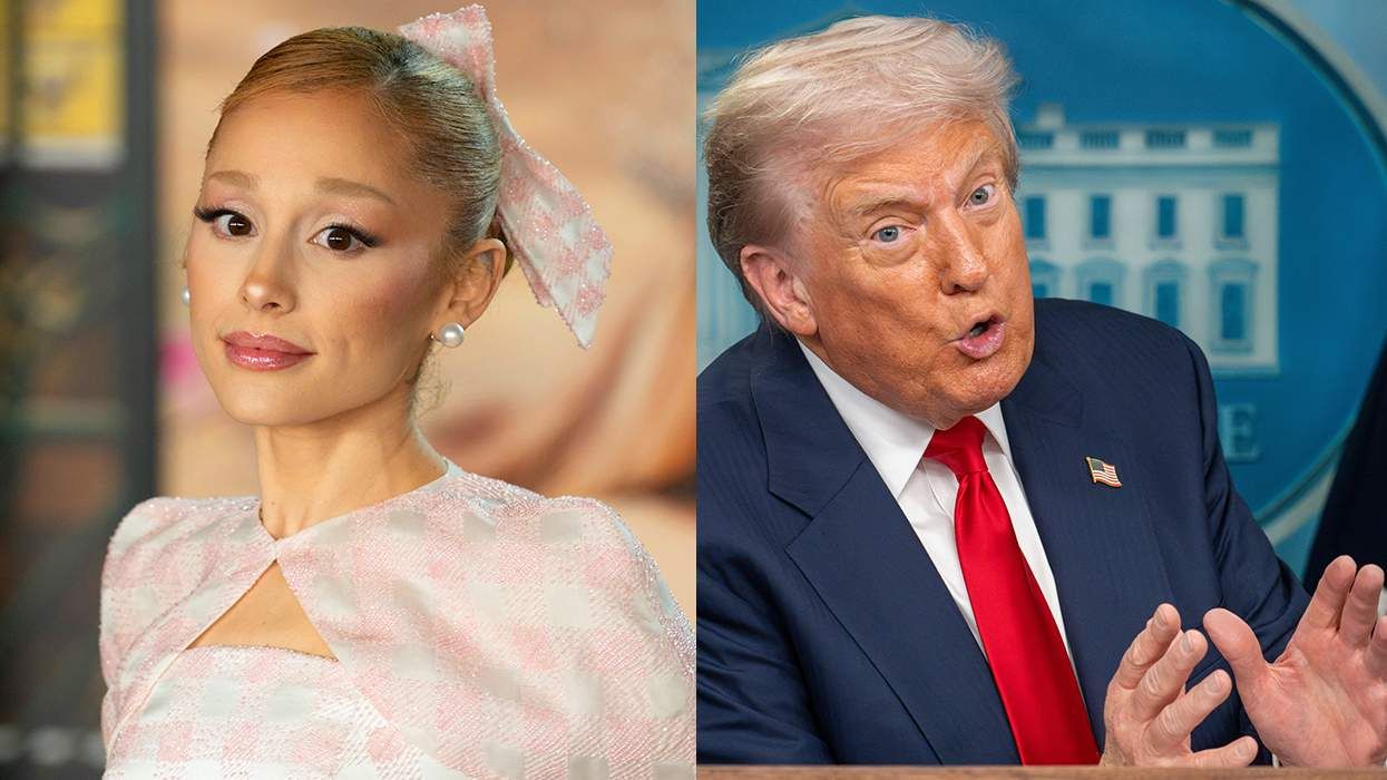 Ariana Grande Wicked movie premier 2024 Donald Trump white house press briefing 2025