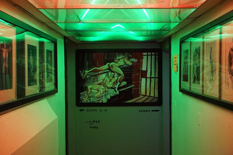 Artwork on the walls by Dom Orejudos, a.k.a. Etienne