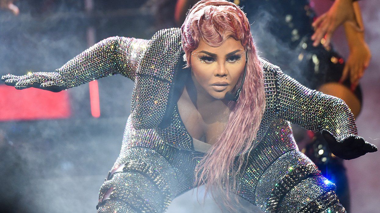 ATLANTA, GEORGIA - OCTOBER 05: Rapper Lil Kim performs onstage at the 2019 BET Hip Hop Awards at Cobb Energy Performing Arts Centre on October 05, 2019 in Atlanta, Georgia.