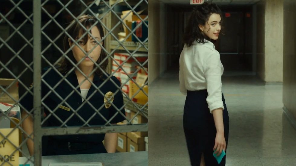 Aubrey Plaza and Margaret Qualley