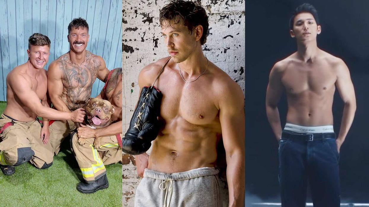 Australian firefighters Austin Butler and