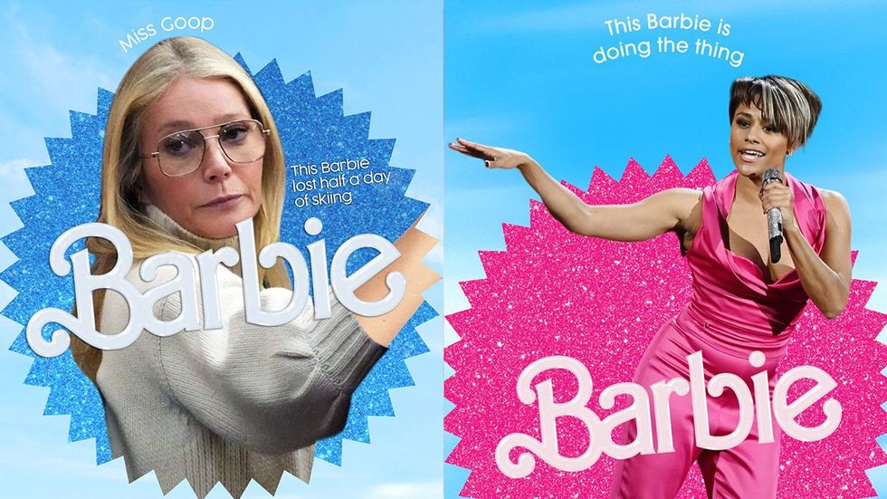 barbie movie posters