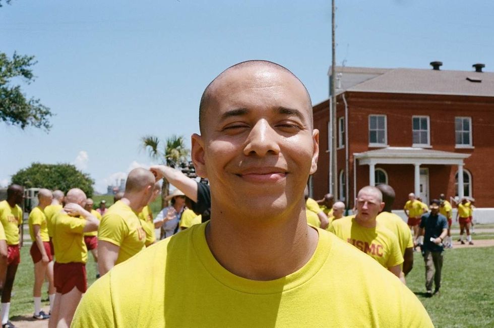 Behind the scenes photos of Boots actors filming on set