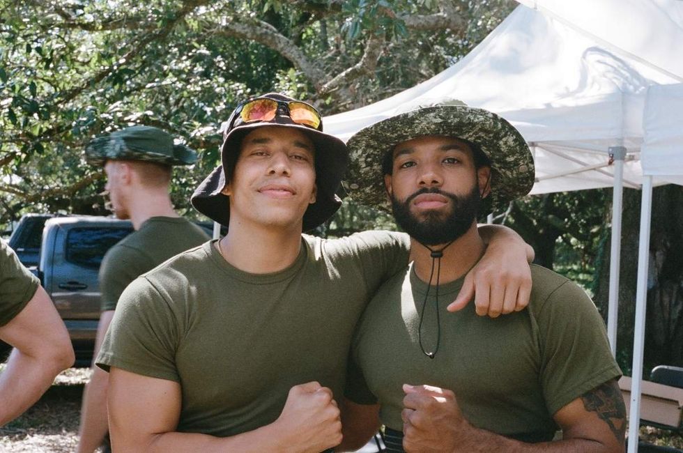 Behind the scenes photos of Boots actors filming on set