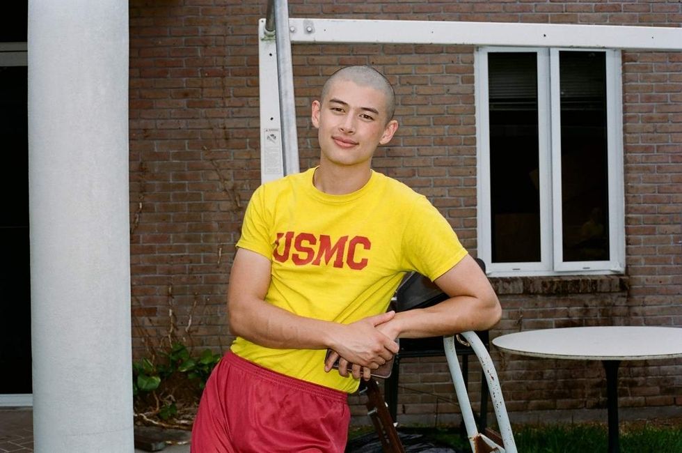 Behind the scenes photos of Boots actors filming on set