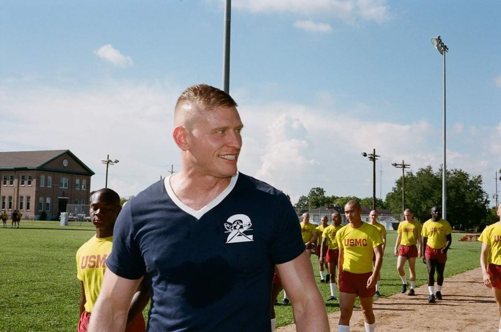 Behind the scenes photos of Boots actors filming on set