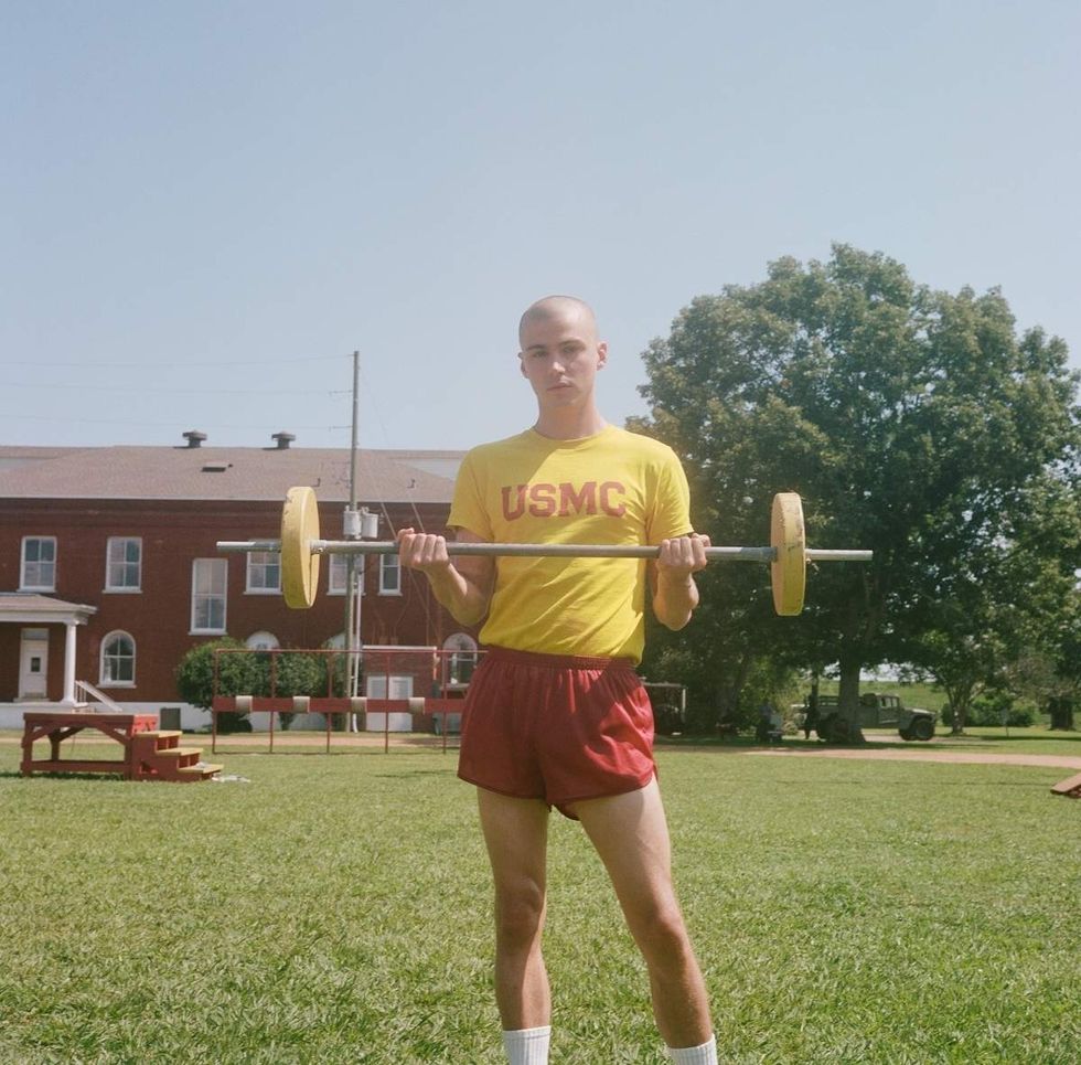 Behind the scenes photos of Boots actors filming on set