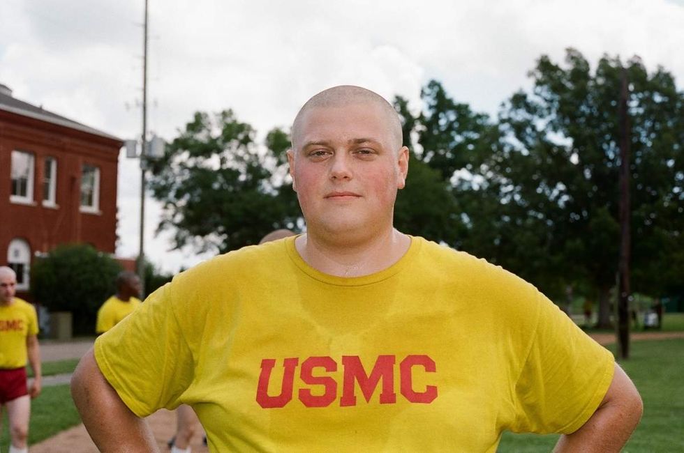 Behind the scenes photos of Boots actors filming on set