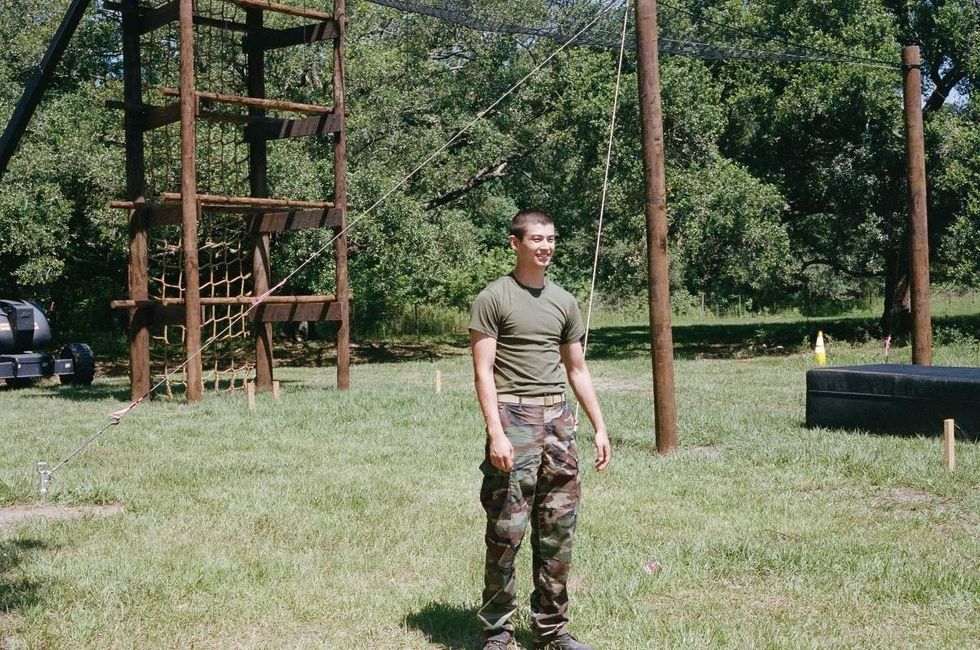 Behind the scenes photos of Boots actors filming on set