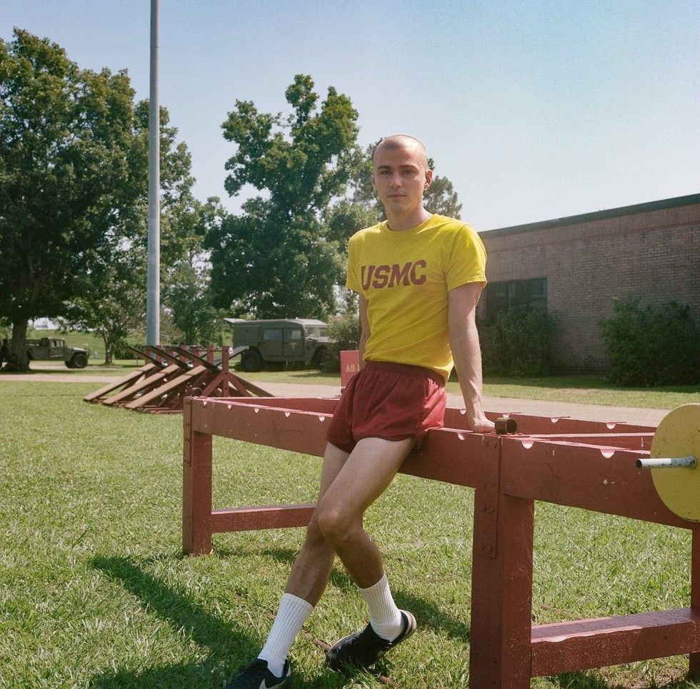 Behind the scenes photos of Boots actors filming on set