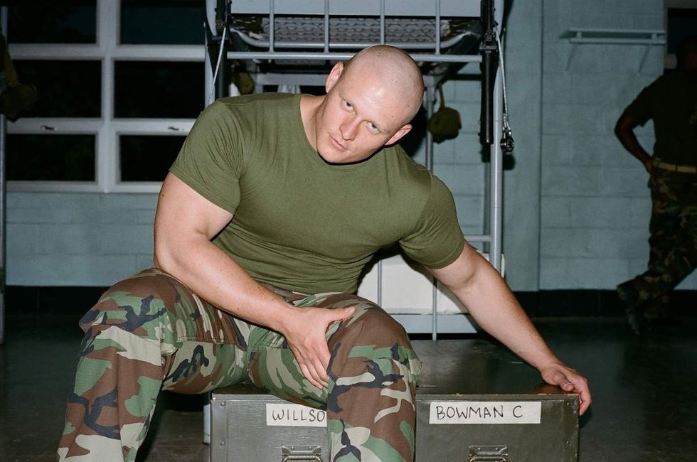 Behind the scenes photos of Boots actors filming on set