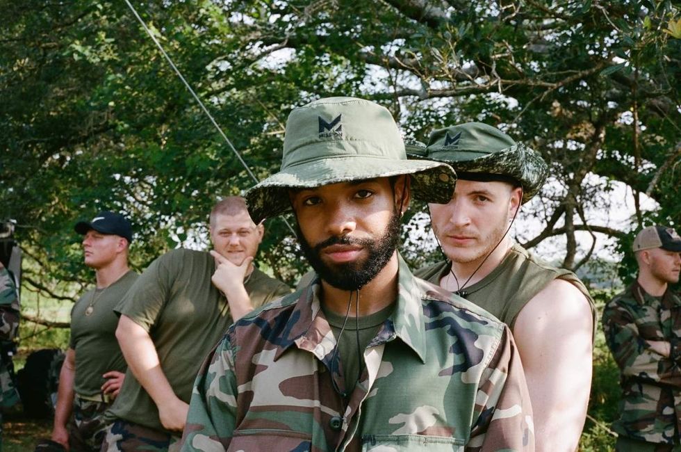 Behind the scenes photos of Boots actors filming on set