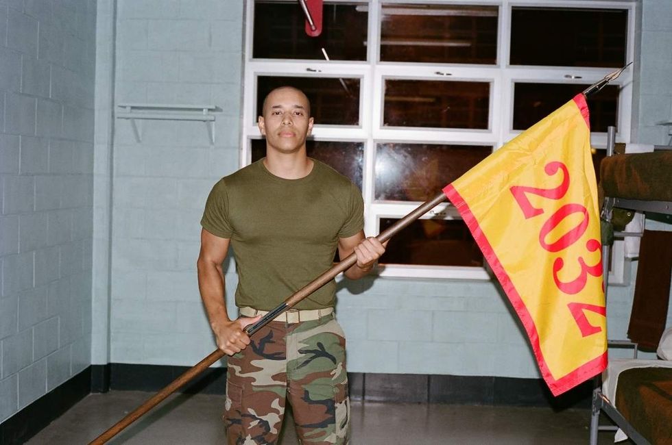 Behind the scenes photos of Boots actors filming on set