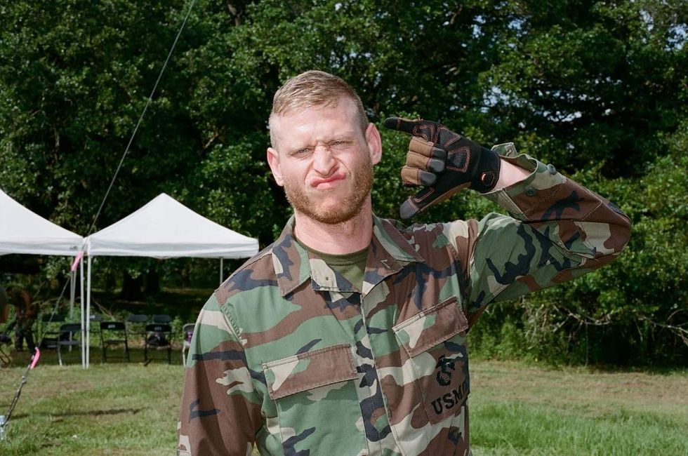 Behind the scenes photos of Boots actors filming on set