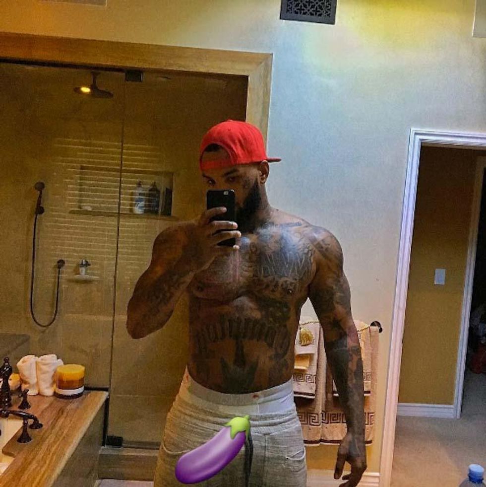 Behold, rapper (and KING of #EggplantFriday) The Game.