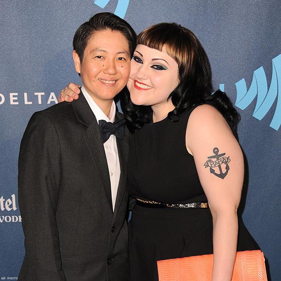 Beth Ditto and Kristen Ogata