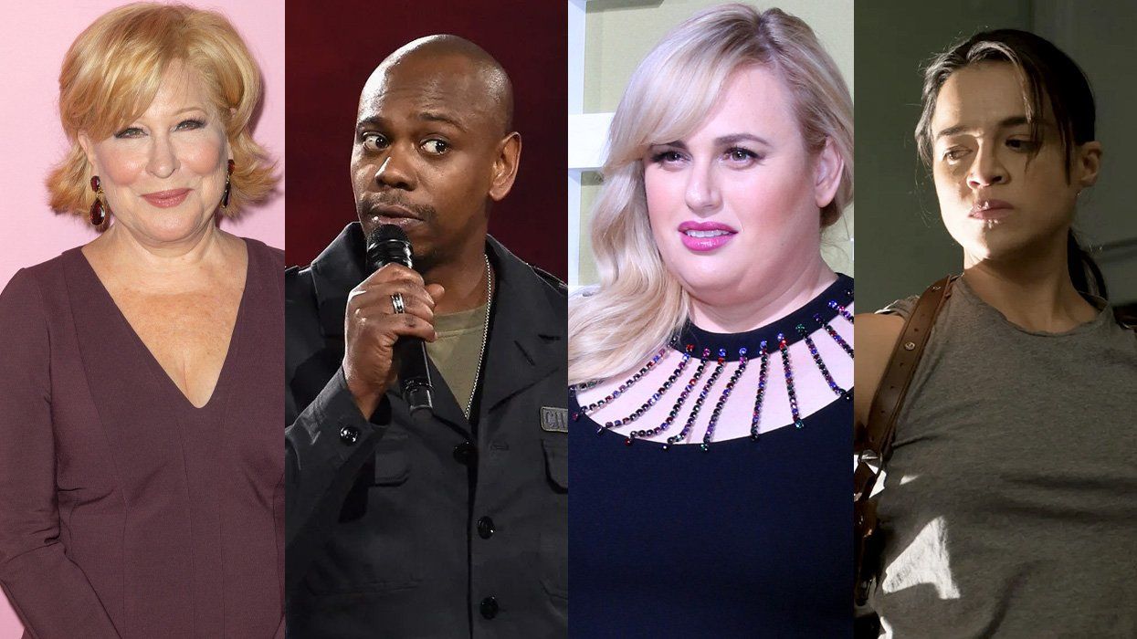 Bette Midler, Dave Chappelle, Rebel Wilson, Michelle Rodriguez