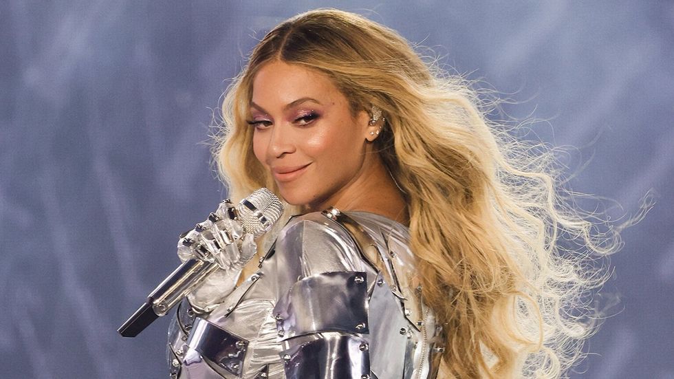 Beyoncé performing during her renaissance tour