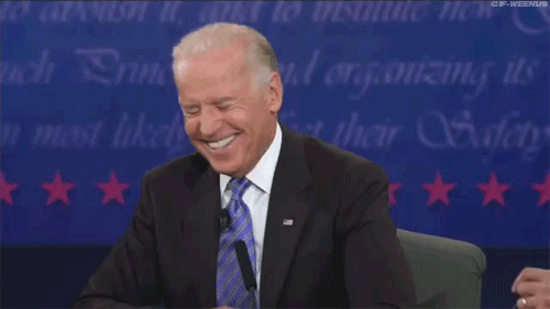 Biden Laughing