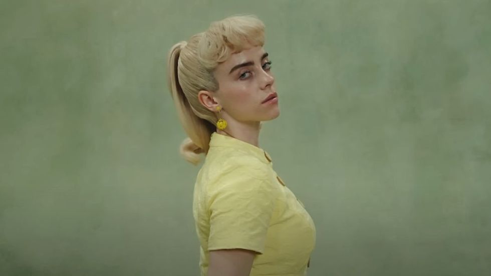 Billie Eilish in the \u201cWhat Was I Made For?\u201d music video