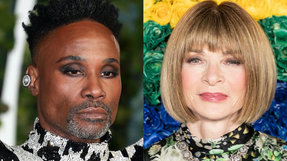 Billy Porter and Anna Wintour