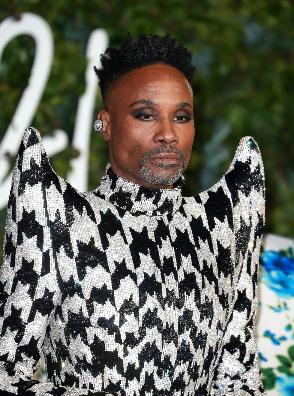 billy porter black and white outfit