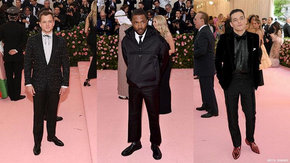 Black suits? At the Met Gala? Groundbreaking...........