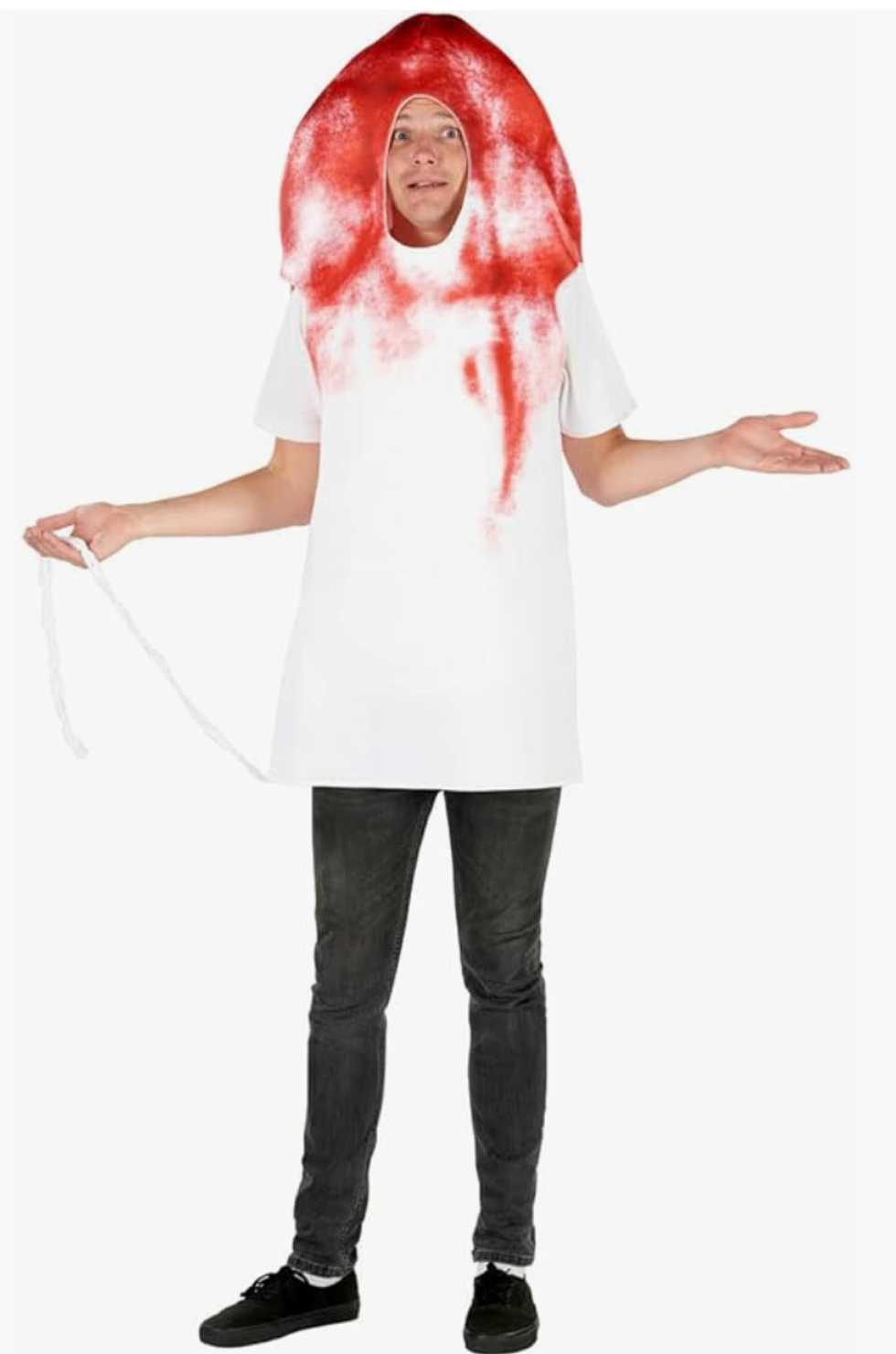 bloody tampon costume
