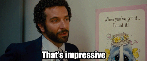 Bradley Cooper That's Impressive Gif
