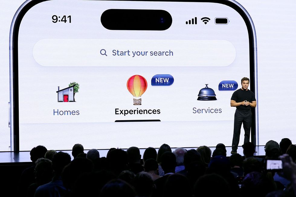 Brian Chesky unveils the redesigned app offering homes, services, and experiences \u2013 all in one seamless scroll