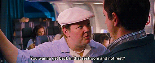 Bridesmaids airplane seduction
