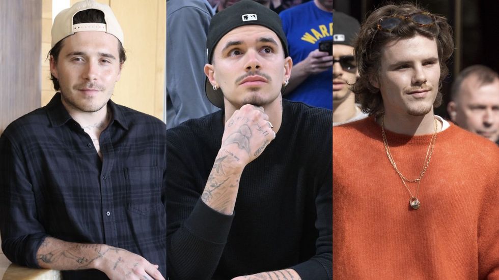 Brooklyn, Romeo, Cruz Beckham