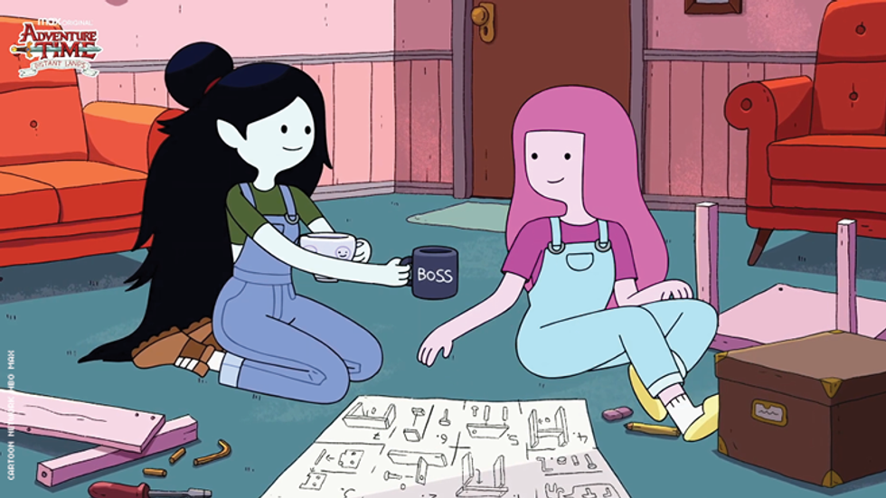 Bubblegum and Marceline