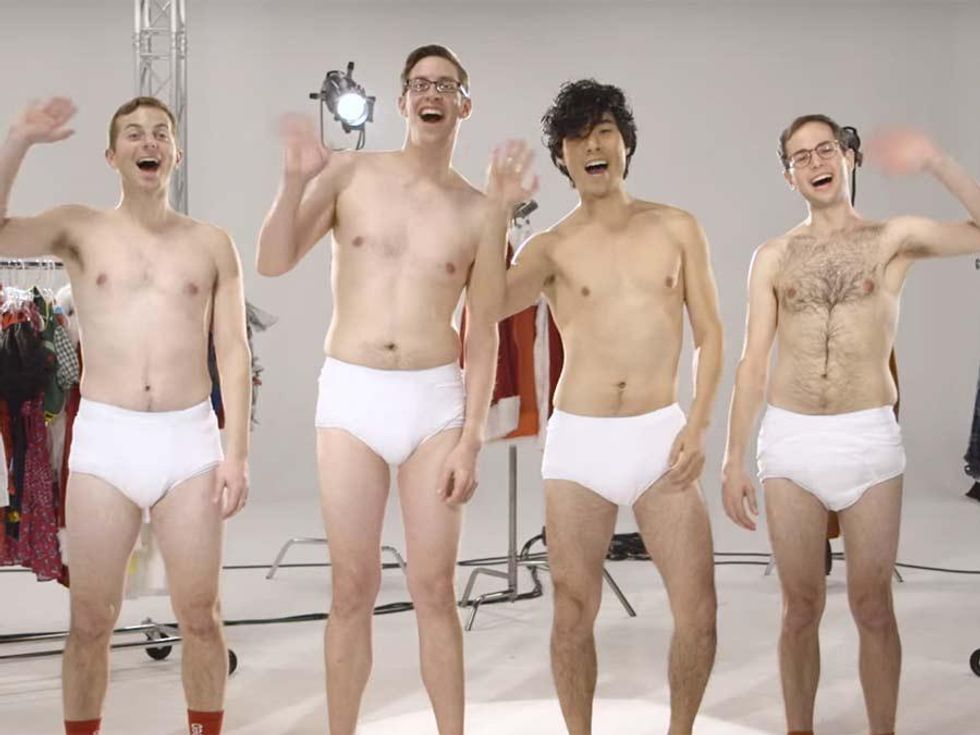Buzzfeed's Try Guys in a Strip-off Will Make Your day Today