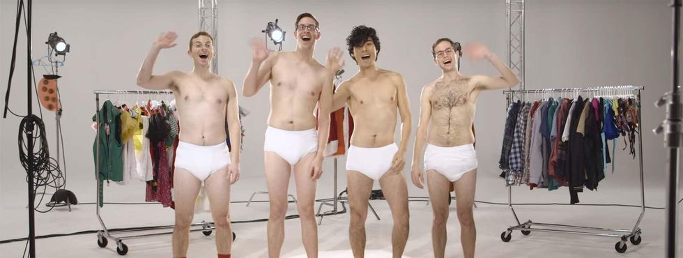 Buzzfeed's Try Guys in a Strip-off Will Make Your day Today