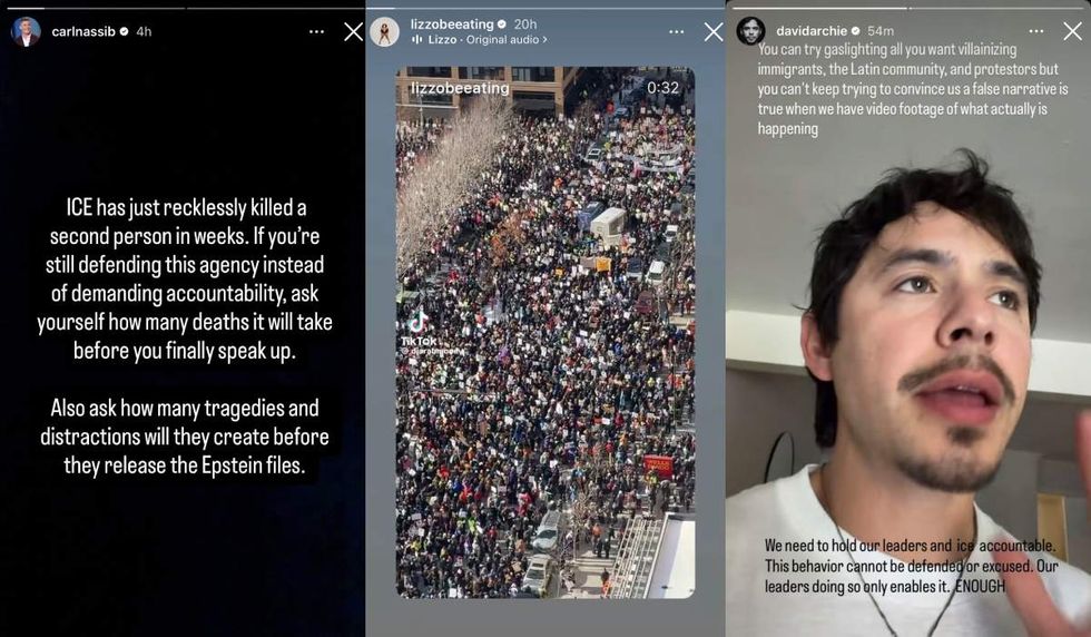 Carl Nassib; Lizzo; David Archuleta