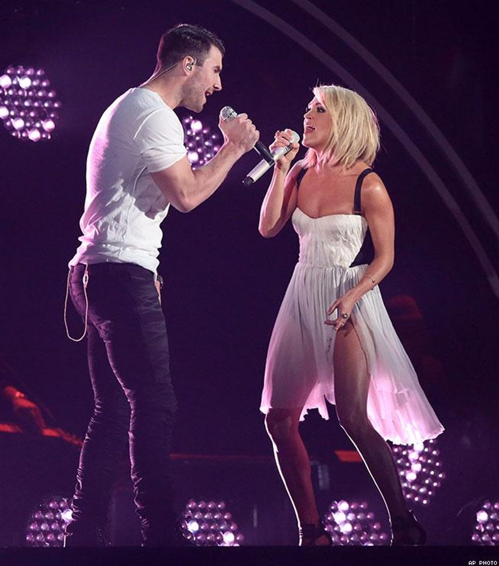 Carrie Underwood and Sam Hunt 