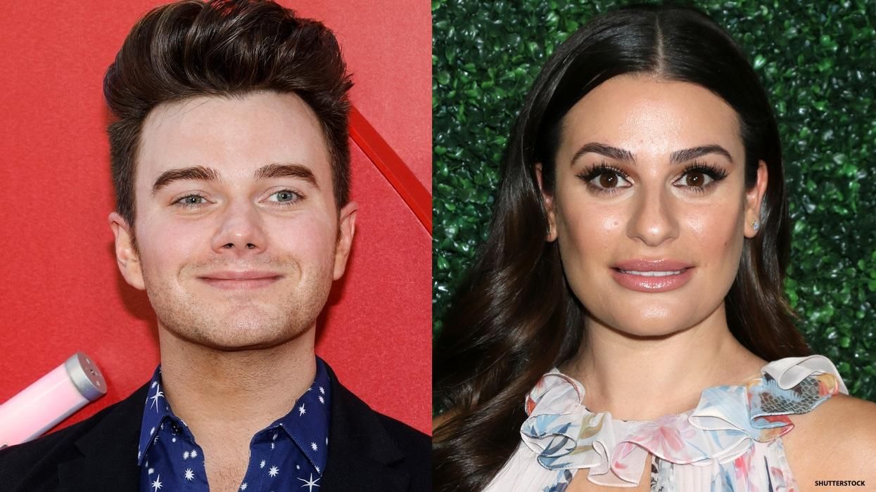 Chris Colfer, Lea Michele