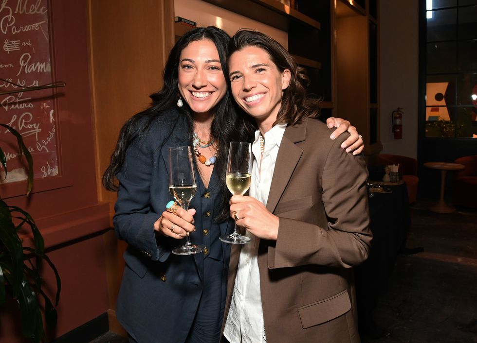 Christen Press and Tobin Heath