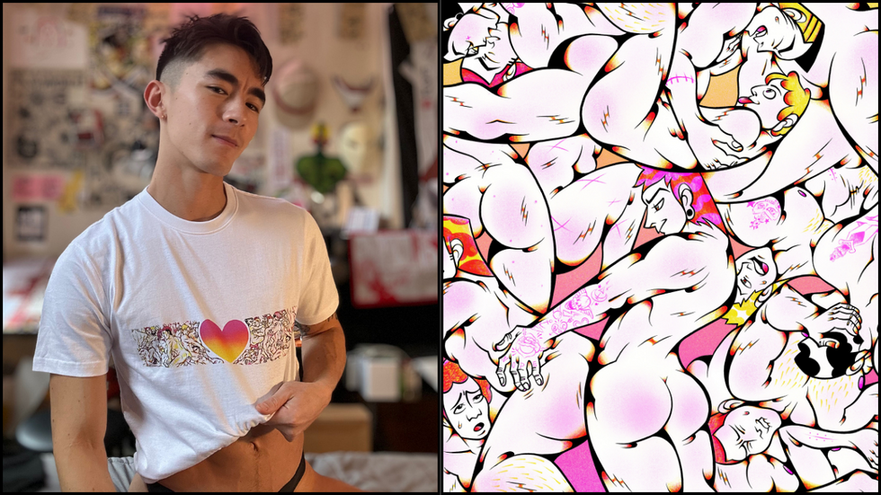 Cody Seiya, "Loads of Love" T-Shirt & Orgyporgy Print