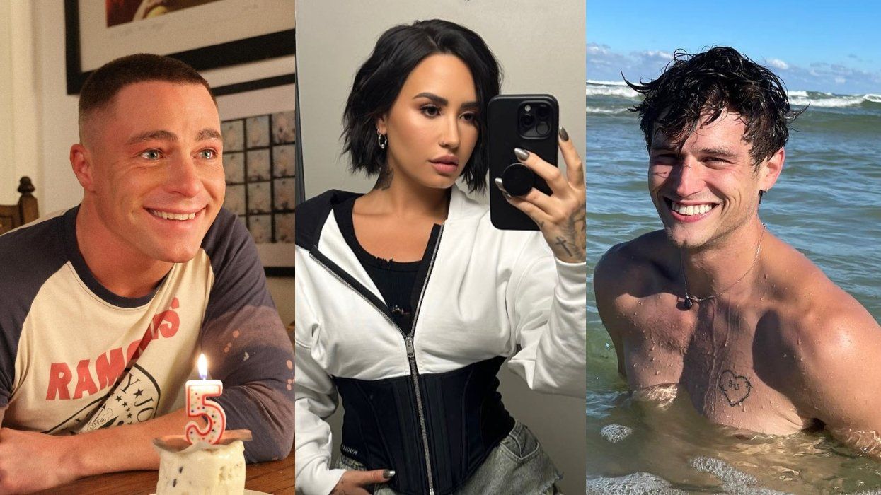 Colton Haynes; Demi Lovato; Brandon Flynn via Instagram