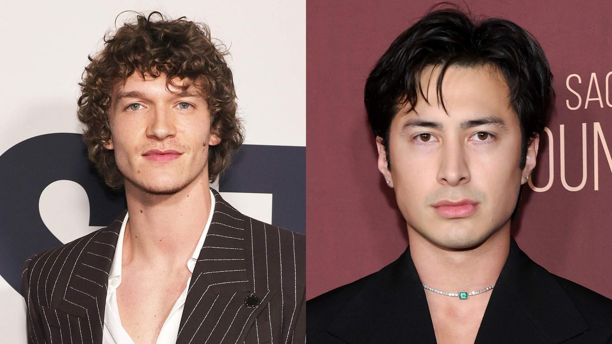 Connor Storrie and Hudson Williams.